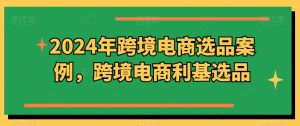 2024年跨境电商选品案例，跨境电商利基选品（更新11月）-哦耶社群