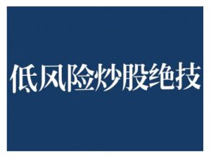 2024低风险股票实操营，低风险，高回报-哦耶社群