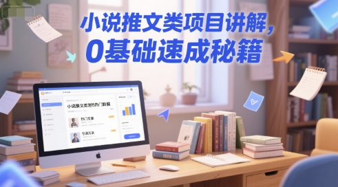 小说推文类项目讲解，0 基础速成秘籍-哦耶社群