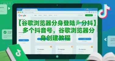 谷歌浏览器分身登陆多个抖音号，谷歌浏览器分身创建教程-哦耶社群