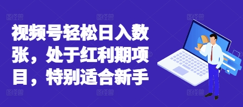 视频号轻松日入数张，处于红利期项目，特别适合新手-哦耶社群