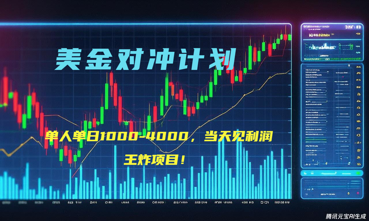 (15333期)2025年最暴力项目“美金先登计划”最新最强对冲战法,每日实际收益1K-4K-哦耶社群
