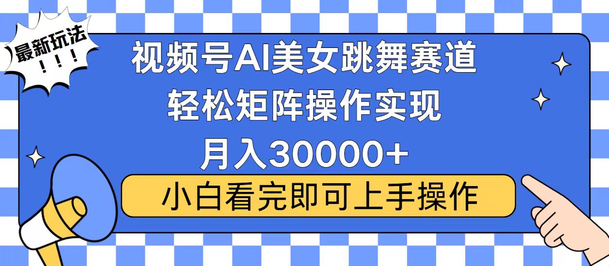 （13813期）视频号蓝海赛道玩法，当天起号，拉爆流量收益，小白也能轻松月入30000+-哦耶社群