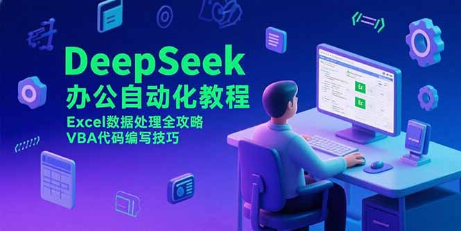 （15342期）DeepSeek办公自动化教程，Excel数据处理全攻略，VBA代码编写技巧-哦耶社群