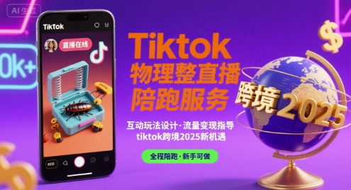 Tiktok物理整蛊直播陪跑服务-tiktok跨境2025-哦耶社群