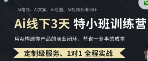 AI实操培训第20-21期线下，0基础保姆级教程，3月最新整理，企业获客、降本增效、打造超级个体-哦耶社群